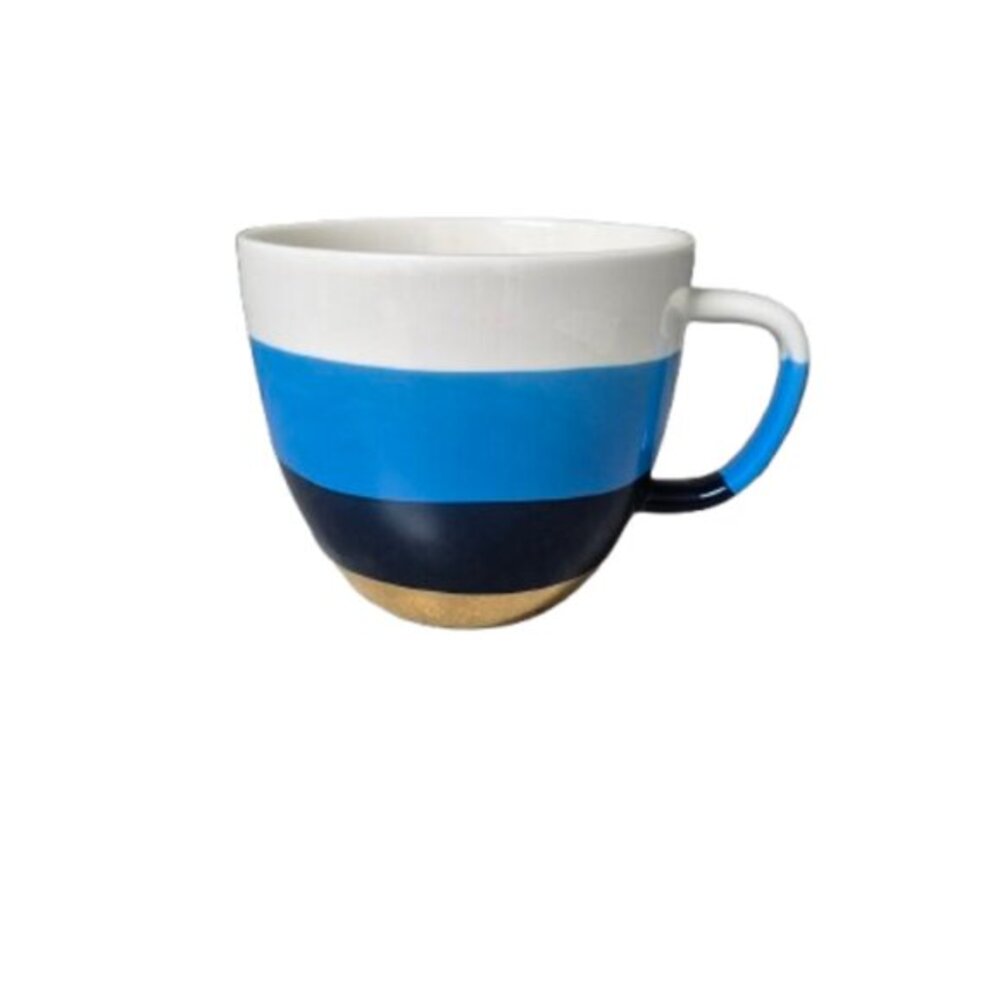 💥FREE W/ Purchase David's Tea Blue White and Gold Tea Cup Mug